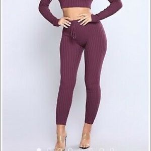 Fashion Nova Purple Pants/Leggings